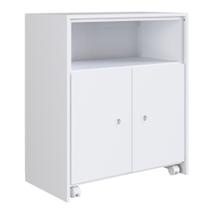 Balcão Multiuso com Mesa Retrátil Funcionale A05 Branco - Mpozenato Balcão Multiuso com Mesa Retrátil Funcionale A05 Branco - Mpozenato