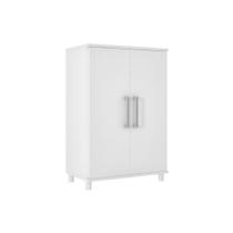 Balcão Multiuso Cozinha BMU105 c/ 2 Portas Branco - BRV