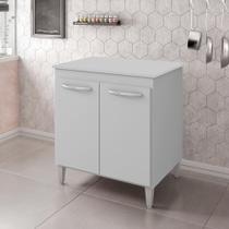 Balcão Multiuso Cozinha Compacto Serena 2 Portas Forno Elétrico Microondas