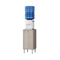 Balcão Multiuso Cozinha Filtro de Aguá 1 Porta 40cm Montado Modulo MDF Cor:Amadeirado Cinza