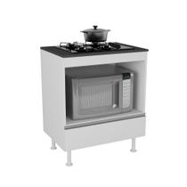 Balcão multiuso cozinha para cooktop micro,forno em mdf