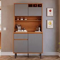 Balcao multiuso Dublin jequitiba/grafite