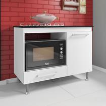 Balcão Multiuso Forno e Cooktop até 5 Bocas Armário Cozinha Branco Balcão Multiuso Forno e Cooktop até 5 Bocas Armário Cozinha Branco