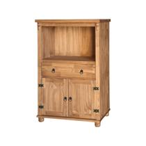 Balcão Multiuso Forno/Micro - 2 Portas Almofadadas + 1 Gaveta - Tommy Design Balcão Multiuso Forno/Micro - 2 Portas Almofadadas + 1 Gaveta - Tommy Design