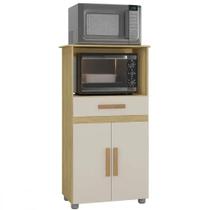 Balcão Multiuso Havana 2 Portas 1 Gaveta Atualle Cor New Wood Off White Balcão Multiuso Havana 2 Portas 1 Gaveta Atualle Cor New Wood Off White
