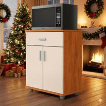 Balcão Multiuso Mell para Forno Microondas Cedro Com Off ENVIA SOMENTE 01 UN