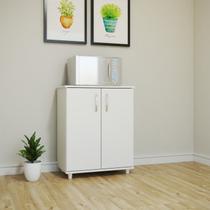 Balcão Multiuso Microondas 2 Portas Branco