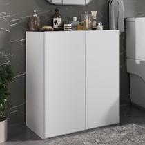 Balcão Multiuso Organizador para Banheiro 2 Portas 63cm Multimóveis MP5038