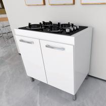 Balcao Multiuso Para Cooktop 4/5 Bocas 80cm 2 Portas 100 Mdf lumberg Balcao Multiuso Para Cooktop 4/5 Bocas 80cm 2 Portas 100 Mdf lumberg