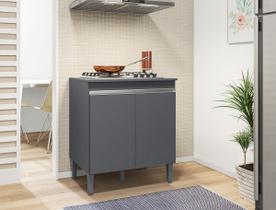 Balcão Multiuso para Cooktop Andreia 4 Ou 5 Bocas Ajl Móveis