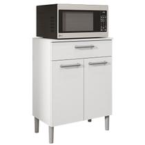 Balcão Multiuso Para Cozinha Diamante 2 Portas Branco Kit's Paraná Balcão Multiuso Para Cozinha Diamante 2 Portas Branco Kit's Paraná