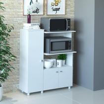 Balcão Multiuso para Forno e Micro-ondas com 3 Portas Multimóveis CR20341