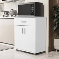 Balcão Multiuso para Forno Microondas Branco Mell ENVIA SOMENTE 01 UN