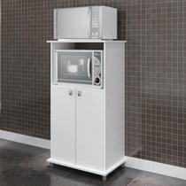 Balcão Multiuso para Forno ou Micro-ondas 2 Portas - Branco