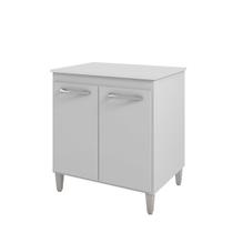 Balcão Multiuso Serena Para Cozinha Branco 2 Portas Moblis Balcão Multiuso Serena Para Cozinha Branco 2 Portas Moblis