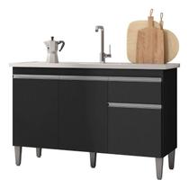 Balcão Multiuso Tatiane 120cm 3Portas - 1Gav S/tampo