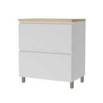 Balcao nesher rainha 1p basc 1gav 80cm branco/nature Balcao nesher rainha 1p basc 1gav 80cm branco/nature