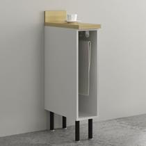 Balcão Nicho para Cozinha 20cm em Mdf com Porta Toalhas Grazi