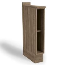 Balcao Nicho Toalheiro Com Tampo Maxxi Nogal Kappesberg