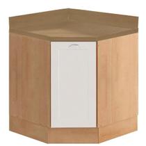 Balcao Obliquo Com Tampo 1 Porta 75 Cm Cd1015406 Branco Dtall