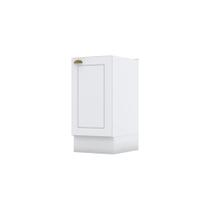 Balcão Organizador 1 Porta 2 Nichos 1 Prateleira Para Cozinha Modulada Americana 100% MDF Branco