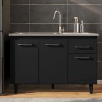 Balcão p/ pia frança 1,20 preto Balcão p/ pia frança 1,20 preto