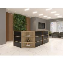 Balcão para Atendimento em L Completo Balcão para Atendimento em L Completo