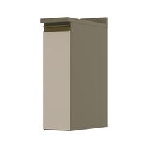 Balcão para Condimentos 20cm com Tampo Connect Duna/Cristal - Móveis Henn Balcão para Condimentos 20cm com Tampo Connect Duna/Cristal - Móveis Henn