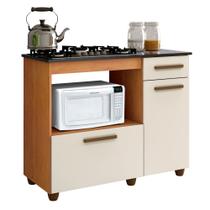 Balcão para Cooktop 05 Bocas 2 Portas 1 Gaveta Violeta Kaiki Balcão para Cooktop 05 Bocas 2 Portas 1 Gaveta Violeta Kaiki