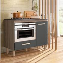 Balcão para Cooktop 1 Porta 1 Gaveta Fit
