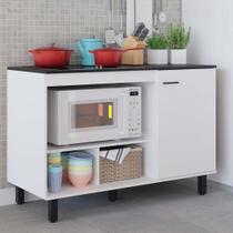 Balcão para Cooktop 1 Porta 3 Nichos Cook