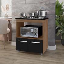 Balcão Para Cooktop 2 Portas Armário De Cozinha Elisa - SSX Multicoisas Balcão Para Cooktop 2 Portas Armário De Cozinha Elisa - SSX Multicoisas