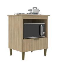 Balcão para Cooktop 4 Bocas 1 Porta com Tampo 669 J Carvalho