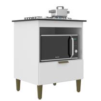 Balcão para Cooktop 4 Bocas 1 Porta com Tampo 669 J Carvalho