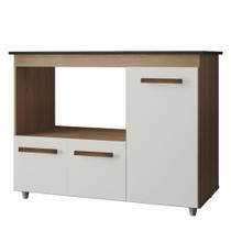 Balcao Para Cooktop 4 Bocas 114cm 9470 Savana Off White Mobbs