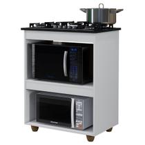 Balcão Para Cooktop 4 Bocas Turim Branco Armário Cozinha