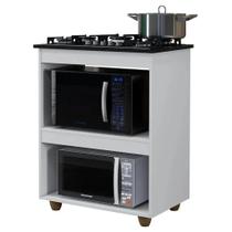 Balcão para Cooktop 4 Bocas Turim - Kaiki Móveis - Branco