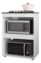 Balcão Para Cooktop 4 ou 5 Bocas Com Espaço Para Forno e Microondas Ravena Branco Balcão Para Cooktop 4 ou 5 Bocas Com Espaço Para Forno e Microondas Ravena Branco