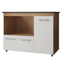 Balcão para Cooktop 5 Bocas 3 Portas Anita Savana / Off White