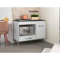 Balcão Para Cooktop 5 Bocas e Forno Microondas Carla