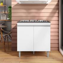 Balcão Para Cooktop Armário De Cozinha Andréia - AJL Móveis