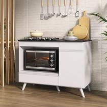 Balcão para Cooktop e Forno 105cm 1 Porta 1 Gaveta Veneza Multimóveis MP2258