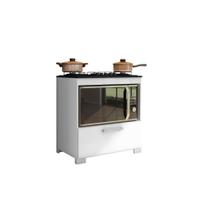 Balcão para Cooktop e Forno 5 Bocas 1 Porta Albânia Brienza Balcão para Cooktop e Forno 5 Bocas 1 Porta Albânia Brienza