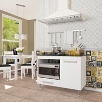 Balcão para cooktop e forno predilleta livia de 105 cm 1 porta e 1 gaveta branco Balcão para cooktop e forno predilleta livia de 105 cm 1 porta e 1 gaveta branco