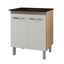 Balcão Para Cooktop Jade 5 Bocas 2 Portas Moblis