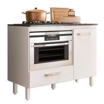 Balcão para Cooktop Nicioli Fit 1 porta 1 Gaveta