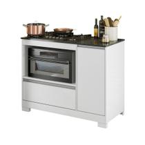Balcão para Cooktop NT 3050 - 5 Bocas 1 Porta 1 Gavetão 110cm - Notável