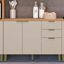 Balcão para Cozinha 120cm com Tampo Selene