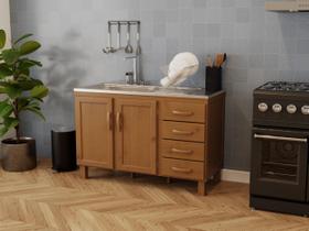 Balcao Para Cozinha 2 Portas 4 Gavetas 1200 Balcao Para Cozinha 2 Portas 4 Gavetas 1200