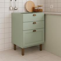 Balcão para Cozinha 3 Gavetas sem Tampo Iluminata Balcão para Cozinha 3 Gavetas sem Tampo Iluminata